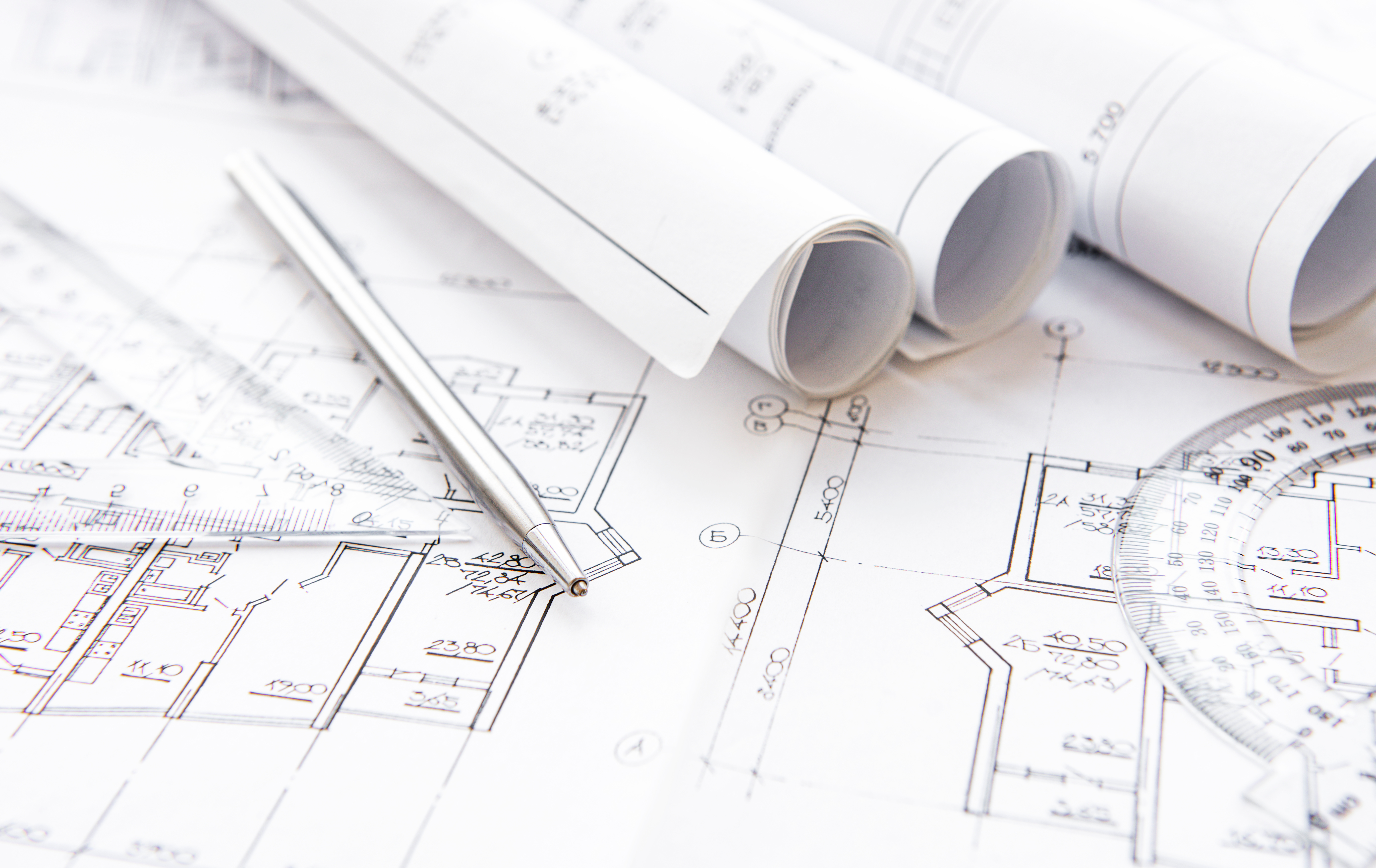 Construction plans for a Faith J Construction project